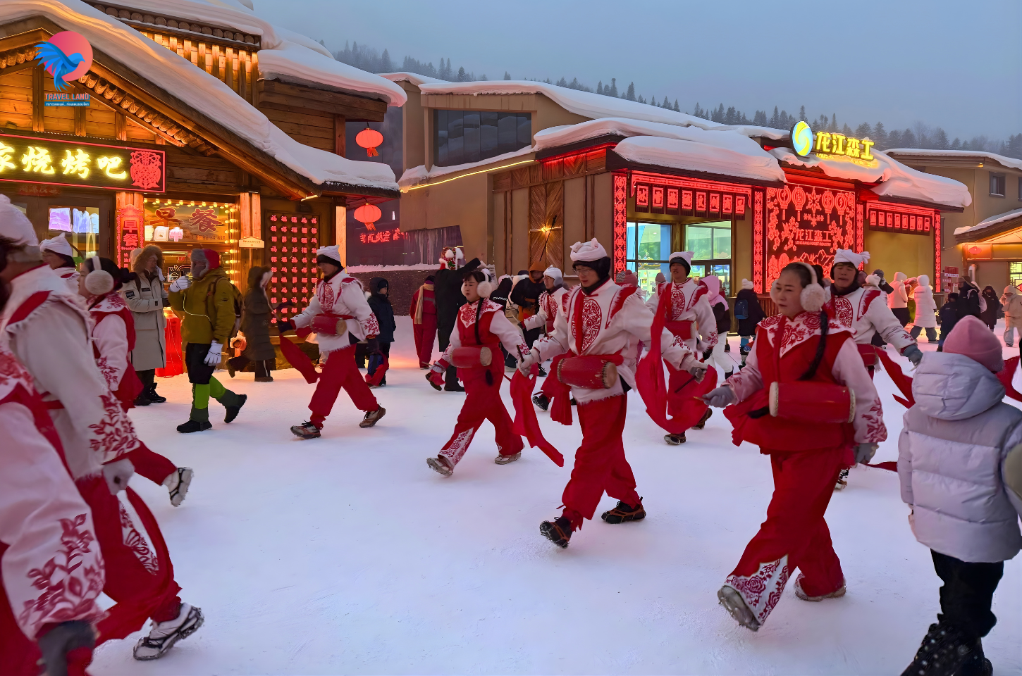 ระบำแบบจีนในขบวนพาเหรด